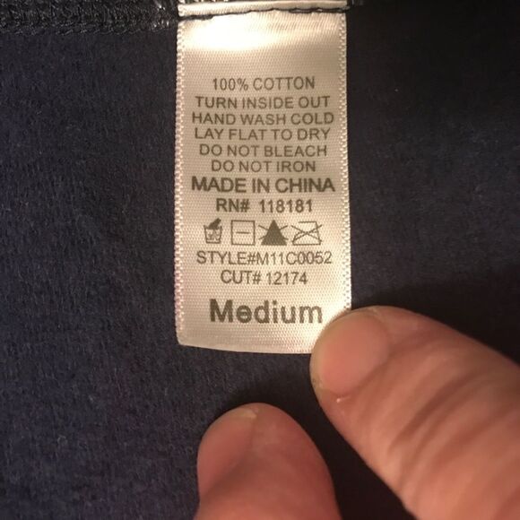 BLEU Cotton Print Top Medium - Picture 4 of 8